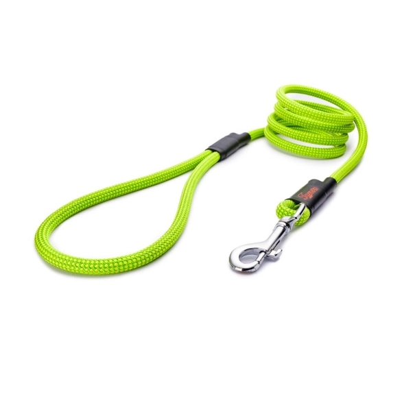 klassische Hundeleine - M - 115cm - lime